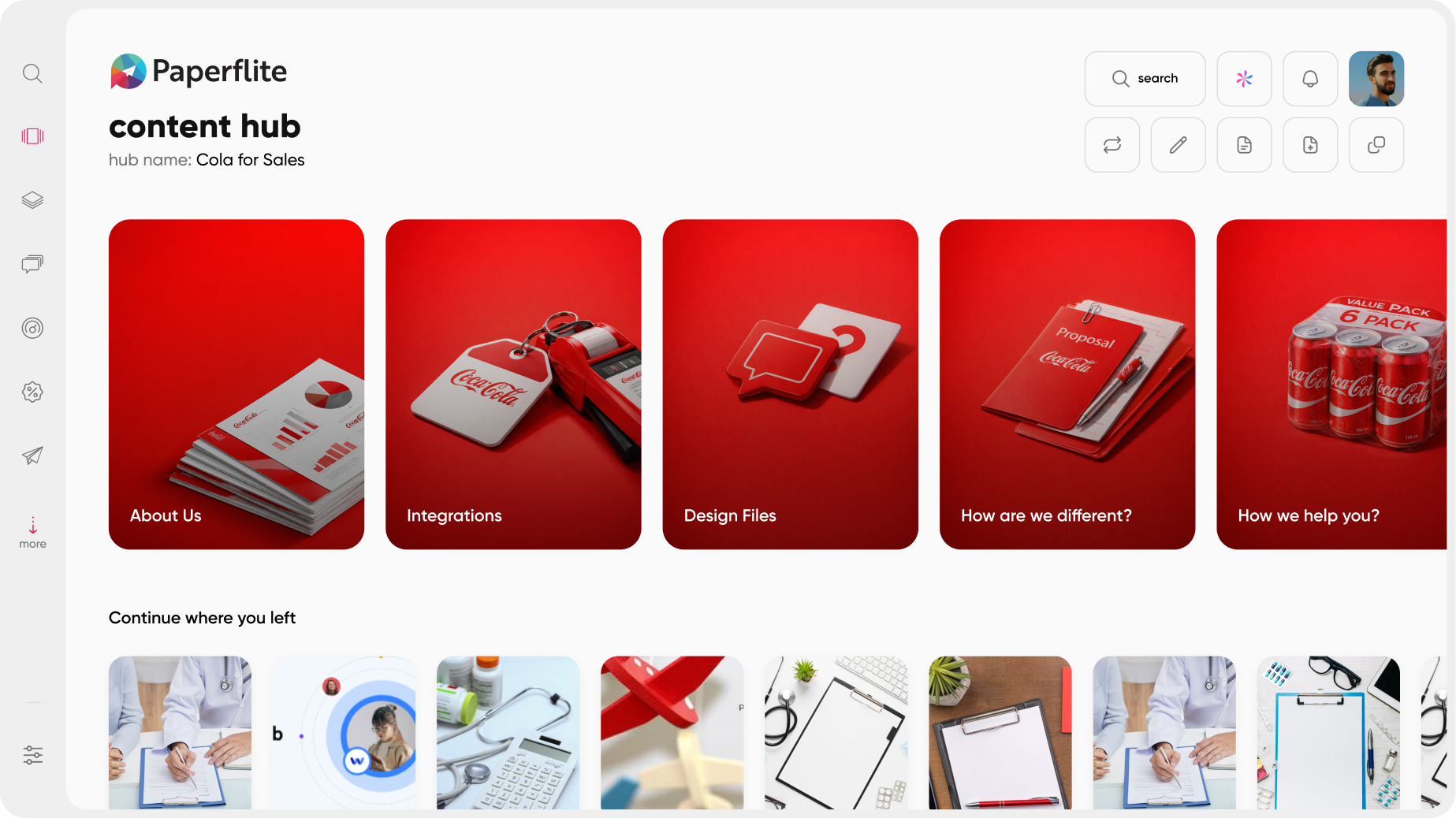 Content hub Paperflite